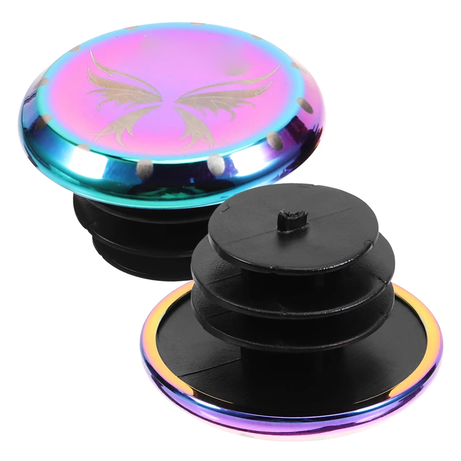 

2Pcs Premium Mountain Bike End Plugs Easy Install Handlebar Caps Road Cycling Supplies Bar End Stoppers Road Bike Handlebar Caps