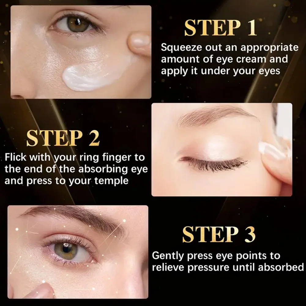 Cafeïne Oogcrème Vervagen Donkere Kringen Oogcrème Verstevigende Verwijdering Wallen Hydraterende Lichter Anti-aging Oogcrème