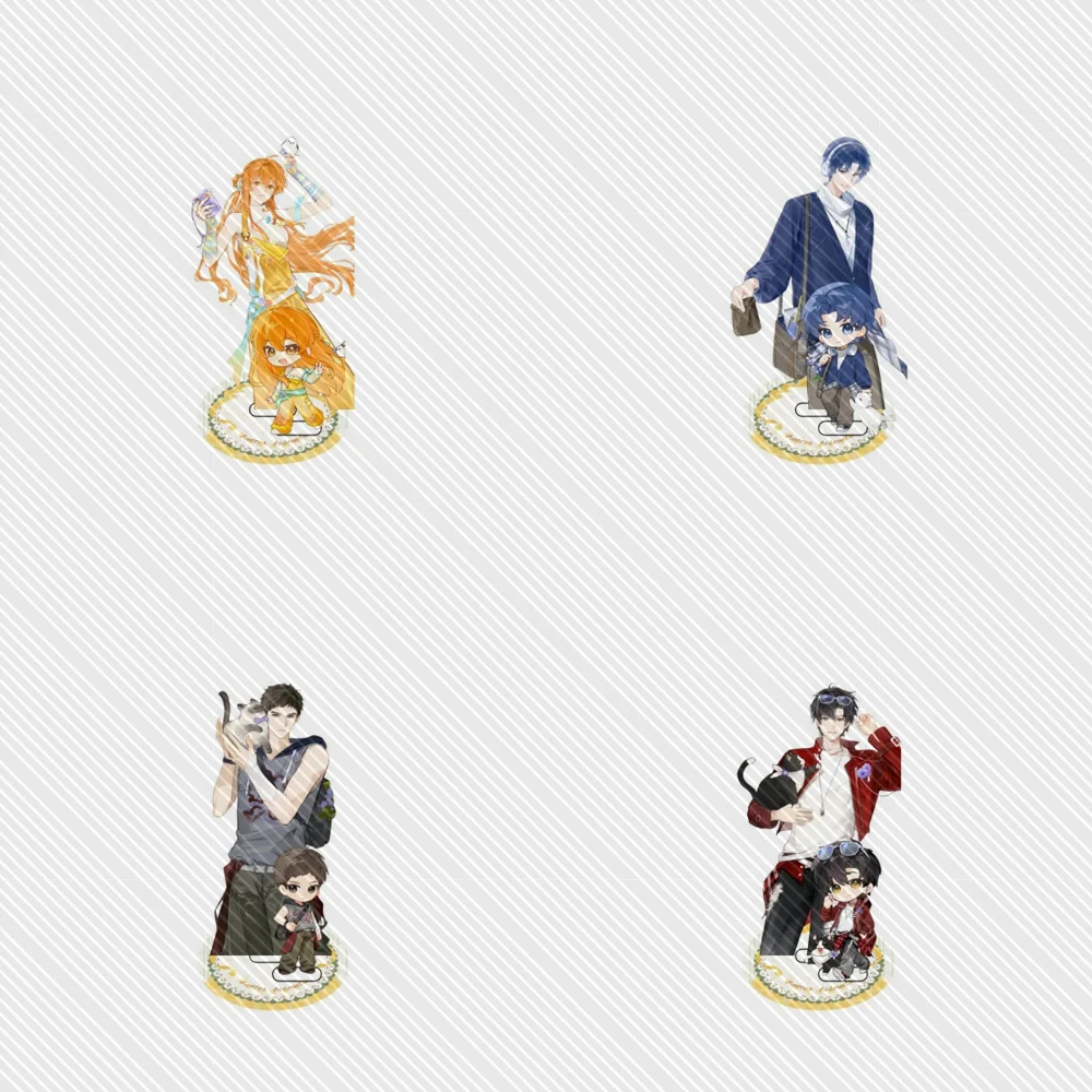 15CM The King's Avatar Acrylic Stand Keychain Model Cosplay Characters Ornament Accessories Good Gifts Valorant