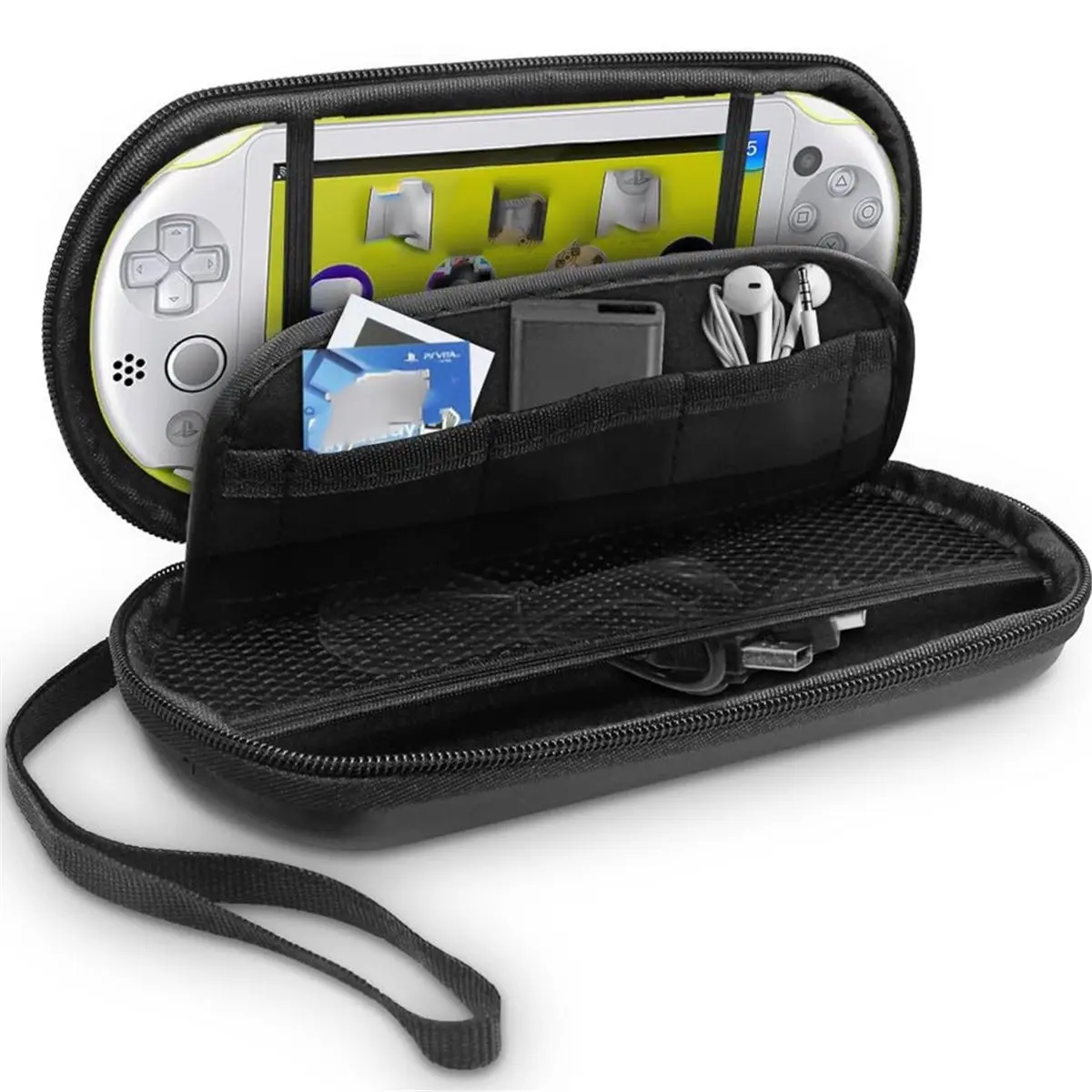 A72Z Hard Carrying Case Bag Shockproof Waterproof Storage Bag Dustproof Portable Storage Box for PSVITA2000 PSV1000