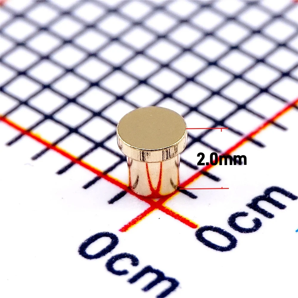 Smt smd表面実装コンタクトパッド、円形、スプリング式ポゴピン、高さ2.0mm、直径2.0mm、2.0mm、20個