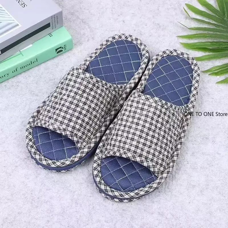 

Wholesale Indoor Slippers Lightweight Soft Cotton Floral Floor Shoes Fashion Retro Home Slippers Antislip Couple Shoes Mix Order