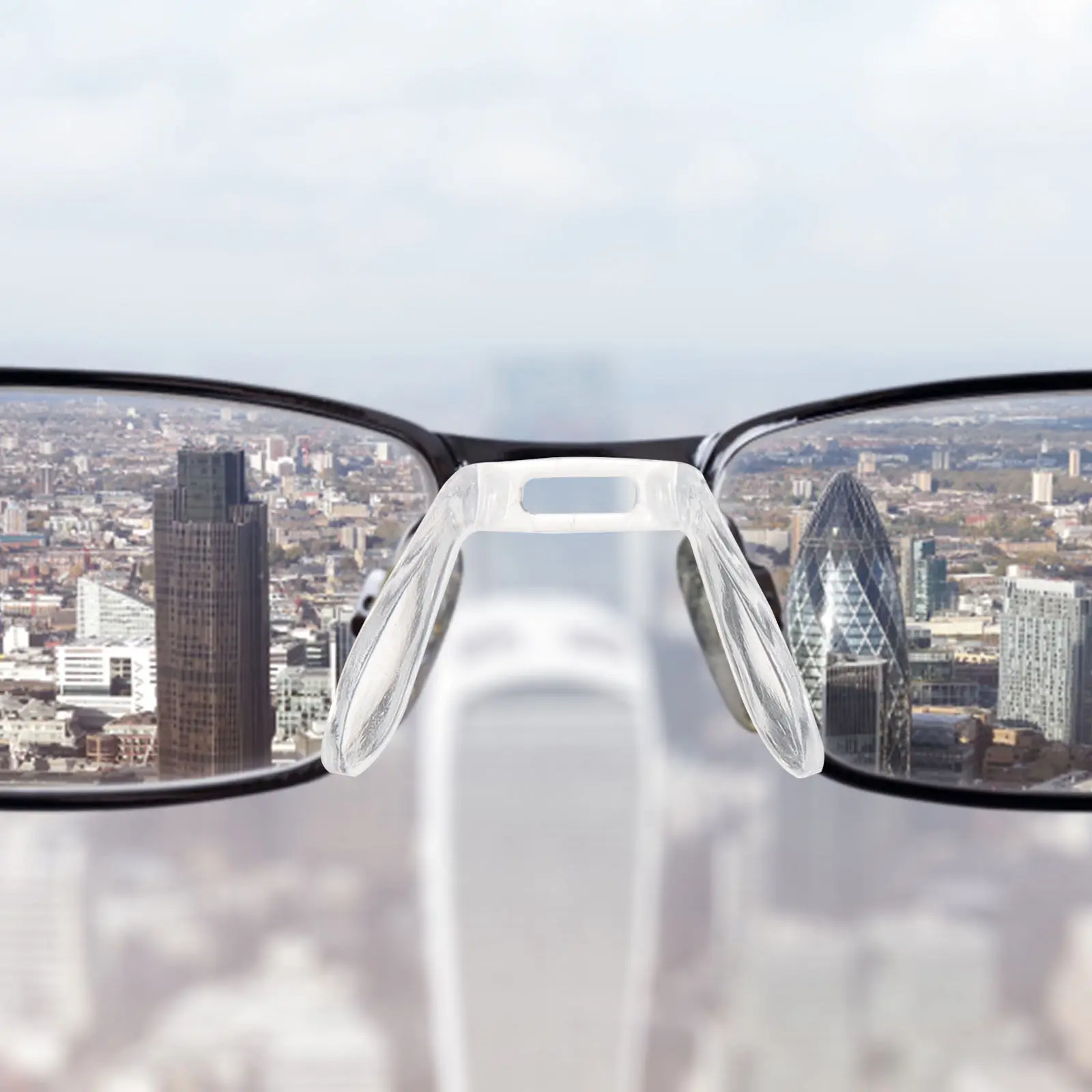 

4 шт. Премиальные нескользящие накладки на носоупоры для очков, мягкие, приятные для кожи, для оптических оправ, солнцезащитных очков, запчасти для ремонта очков