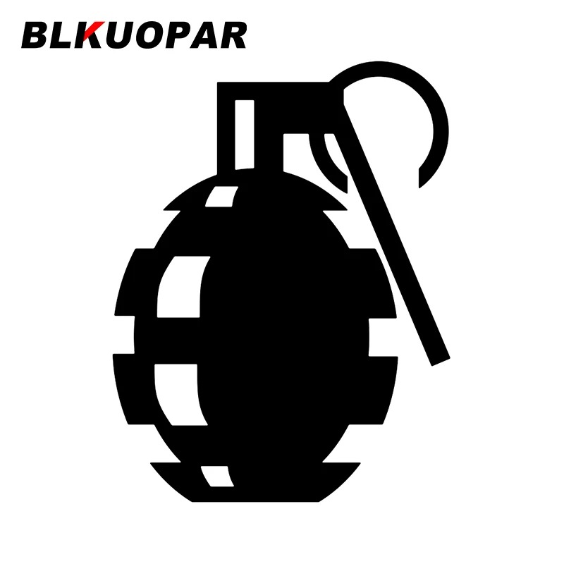 

BLKUOPAR Hand Grenade Car Sticker Waterproof Sunscreen Decals Creative Vinyl Scratch-proof Original Air Conditioner Decoration
