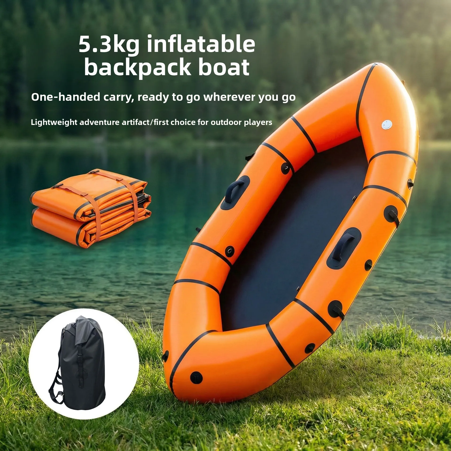 Barco Inflável Tipo Mochila Ul - Fishing Backpack avaliação e preço