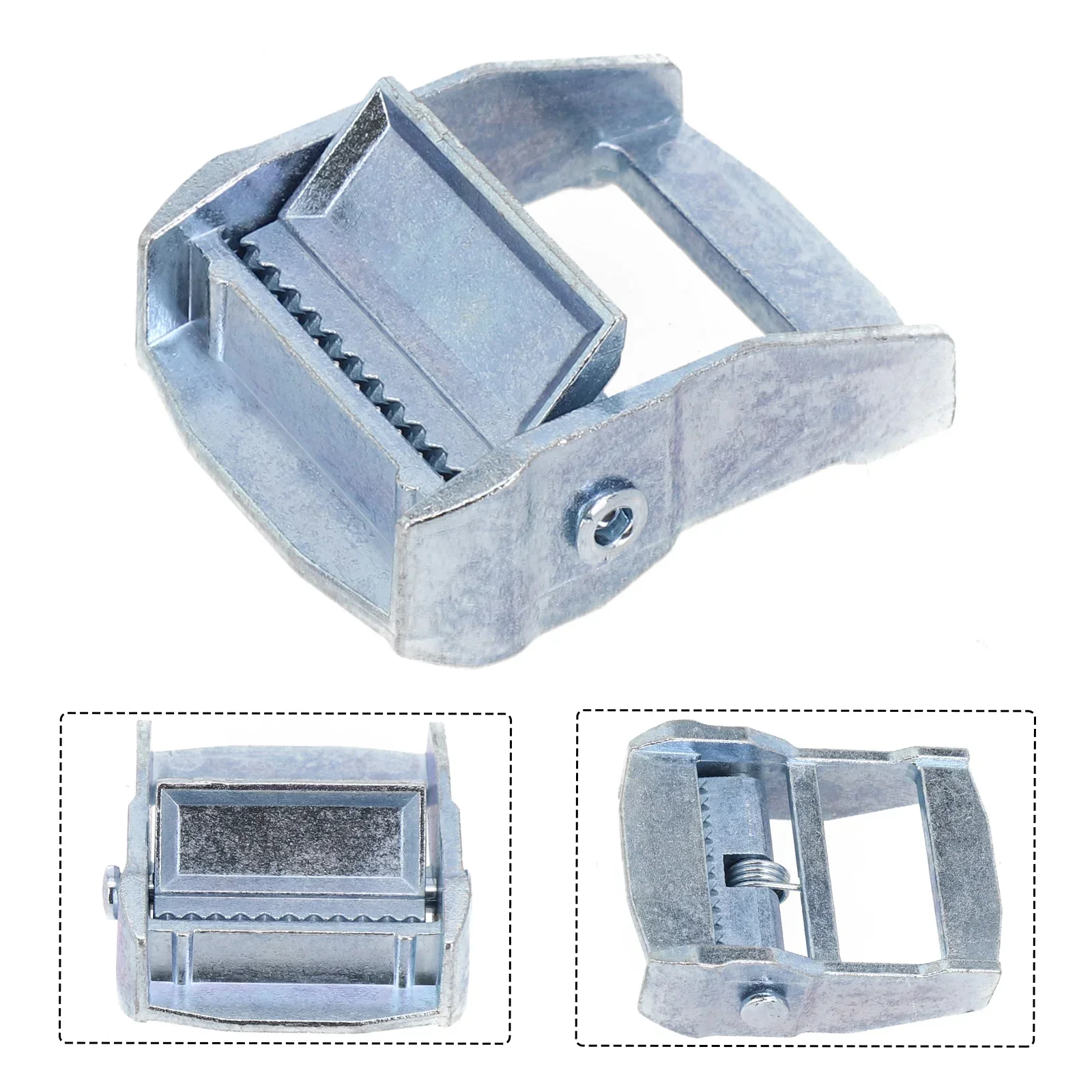 1 Stuk Gesp 38Mm/50Mm Zinklegering Voor Vastbinding Riem Voor Heavy Duty Tie-down Ladingen Riem Vaste Spanner