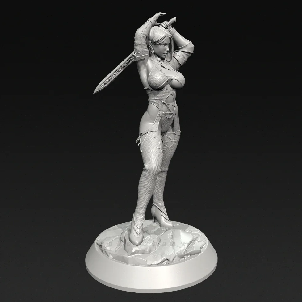 The height of man 38mm 50mm 75mm Resin model figure beauty colorless and self-assembled TD-7517 /3D
