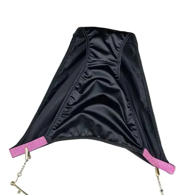 That Covers Hips Mid-waisted Triangle Pants Women's Cotton Crotch Breathable Plus-size Sexy Light Luxury Soft Smooth Underwear