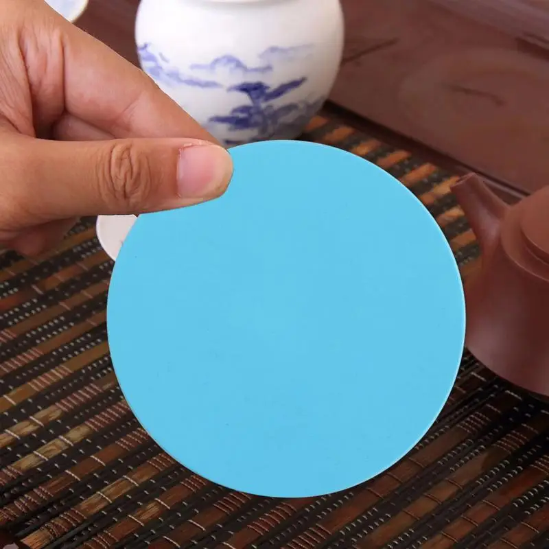 Rubber Jar Opener Gripper Pad Versatile Bottle Opener Gripping Pad For Jars Easy Opening Washable Heat Insulation Coaster Pads