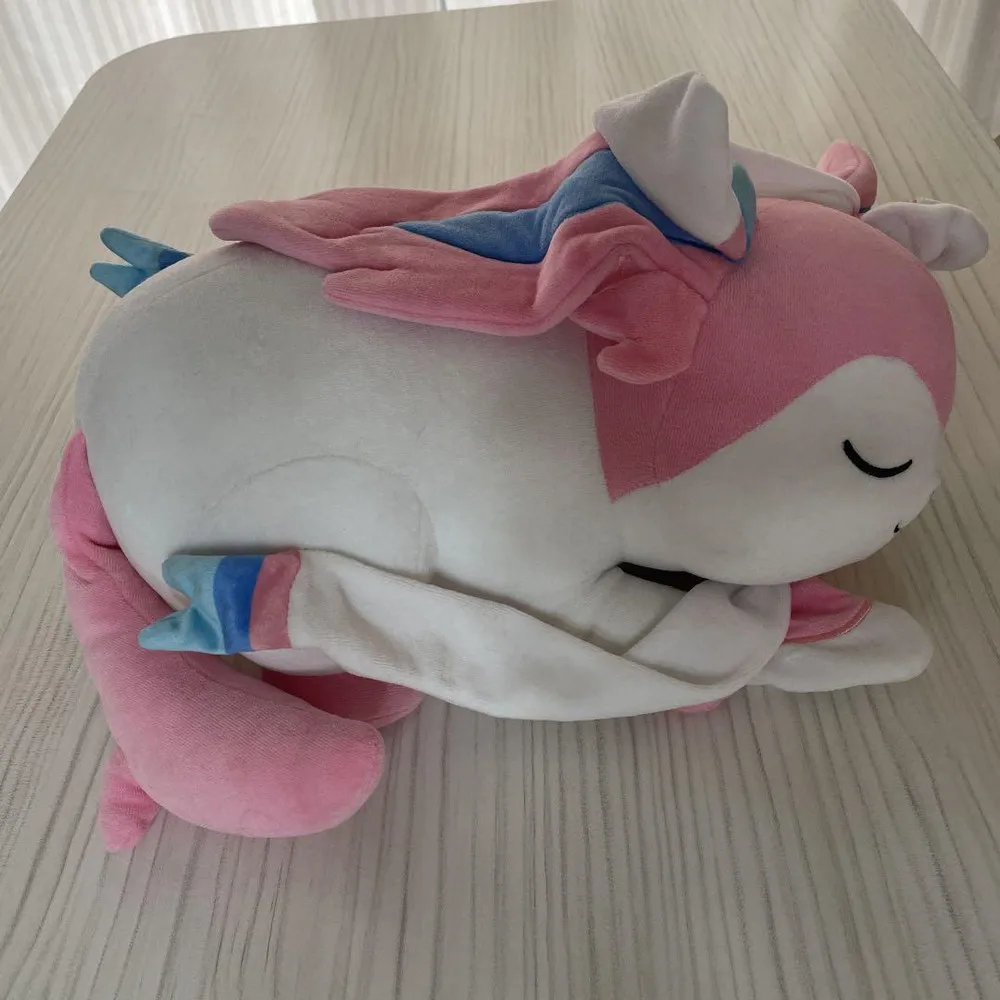 original Eeveelution big sleeping Sylveon & Espeon & Umbreon & Leafeon plush toy stuffed toy doll doll