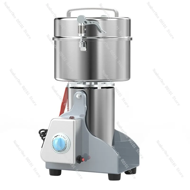 110V 1000g Stainless Steel Electric Grain Grinder Chinese Herb Mill Cereal Spice Powder Pulverizer Small Household Dry Food Mot