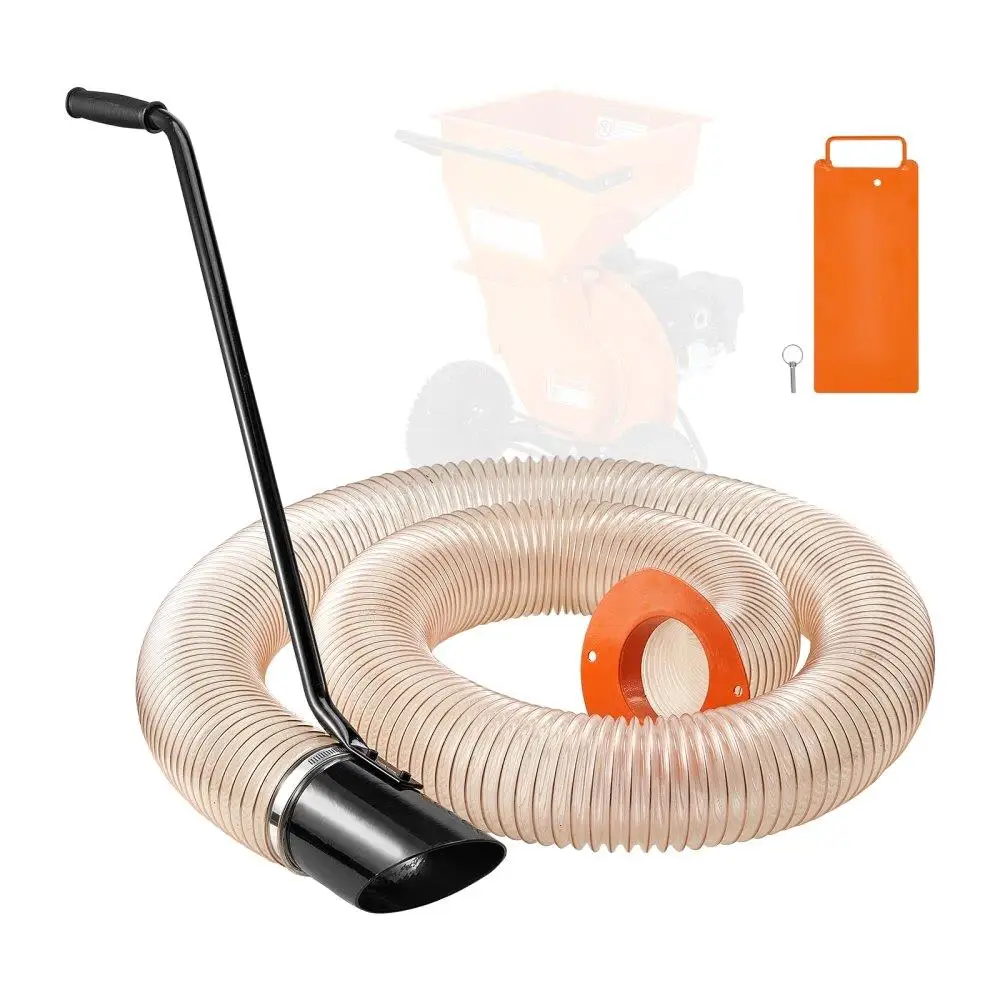 

Powerful 4.3-inch x 13.1ft 4-inch Diameter Wood Chipper Shredder Mulcher Leaf Vacuum Kit - Versatile Outdoor Garden Tool