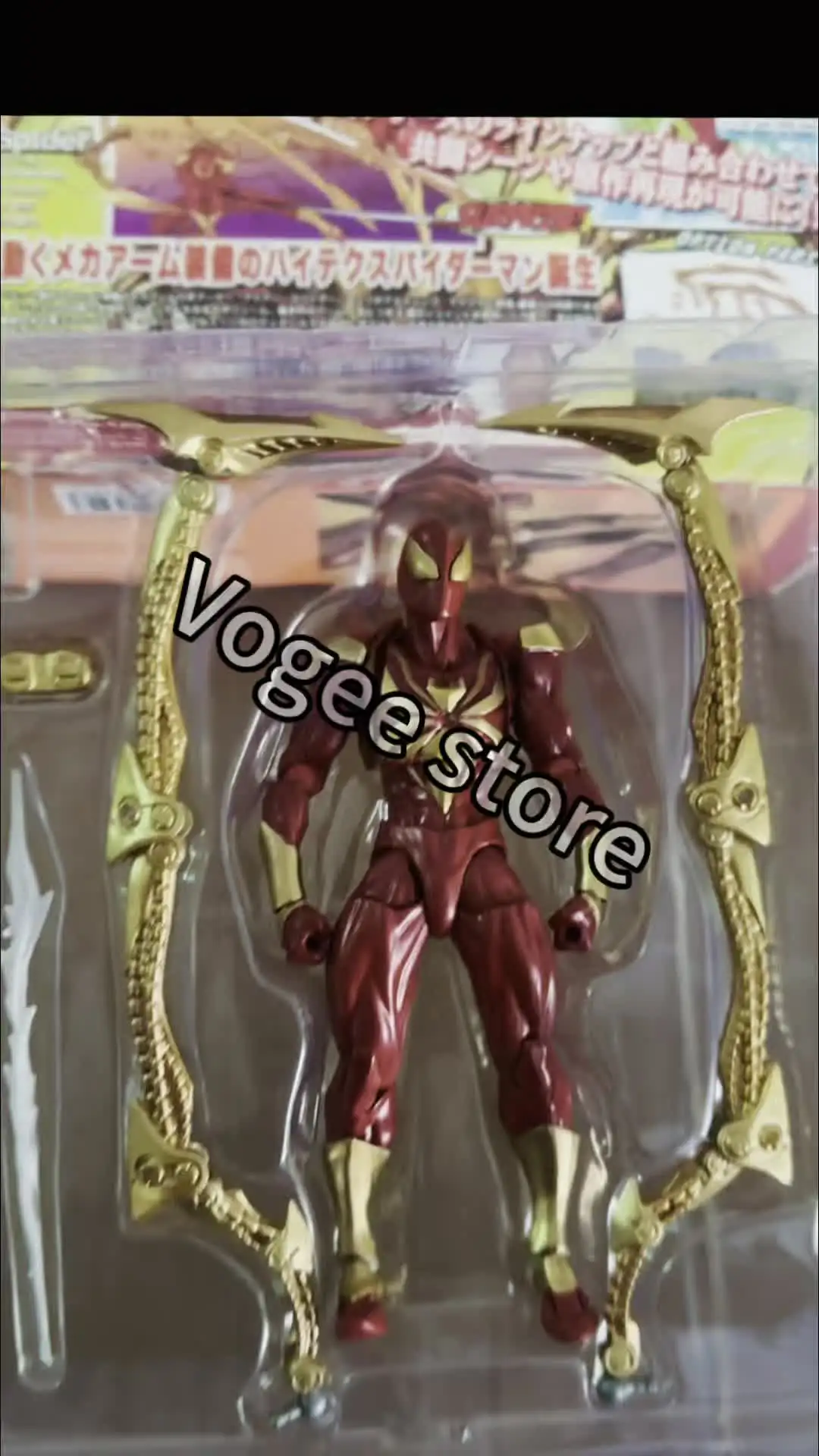 Kaiyodo Revoltech Iron Spiderman Action Figure Amazing Yamaguchi Kaiyodo Revoltech Iron Spiderman Action Figure Amazing Yamaguchi