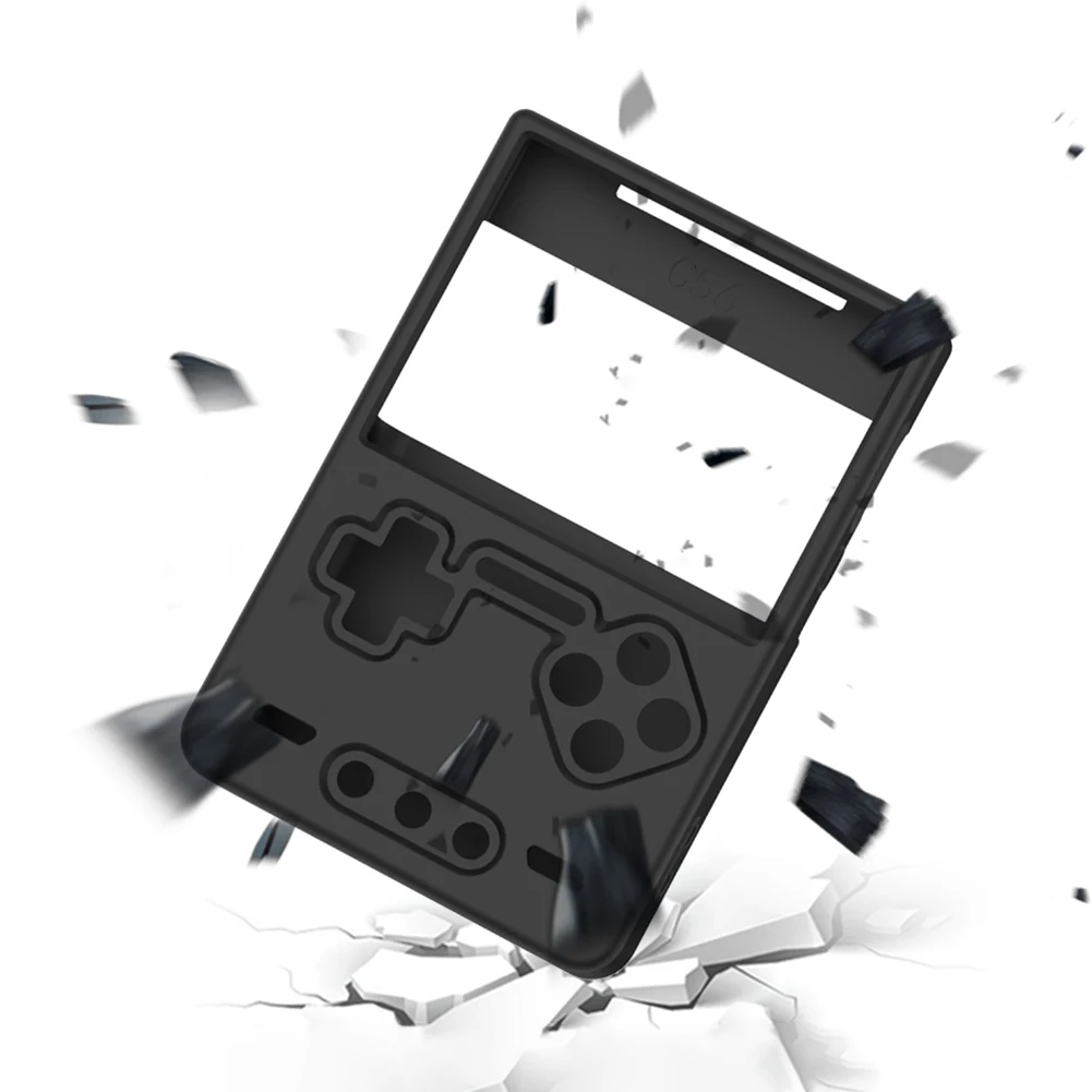 Casing Pelindung Silikon Lengan Pelindung Penutup Kulit Lembut Tahan Benturan dengan Tali untuk Konsol Game Genggam Trimui Brick