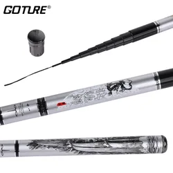 Goture JUNYULANG Pattern Stream Fishing Rod 2.7m 3.6m 4.5m 5.4m 6.3m 7.2m Power Hand Fishing Pole for Spring Carp Fishing