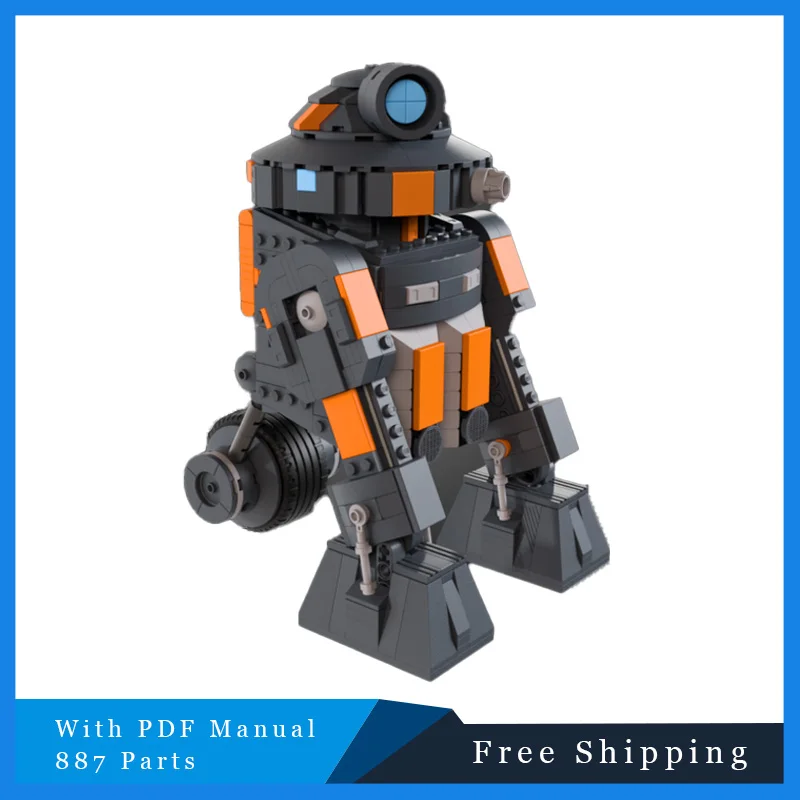 

887PCS Star Battle MOC Building Block Technology Assembly Set Spaceship Repair Robot Model Children DIYEducational Birthday Gift