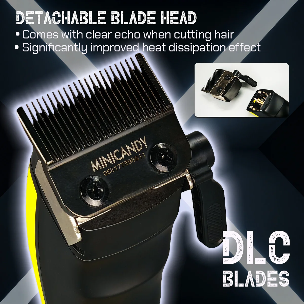 JUCAI F1 F2 مقص الشعر المهنية الخارجية الدوار فرش السيارات 8000 دورة في الدقيقة الشعر المتقلب DLC شفرة مع قاعدة آلة قطع