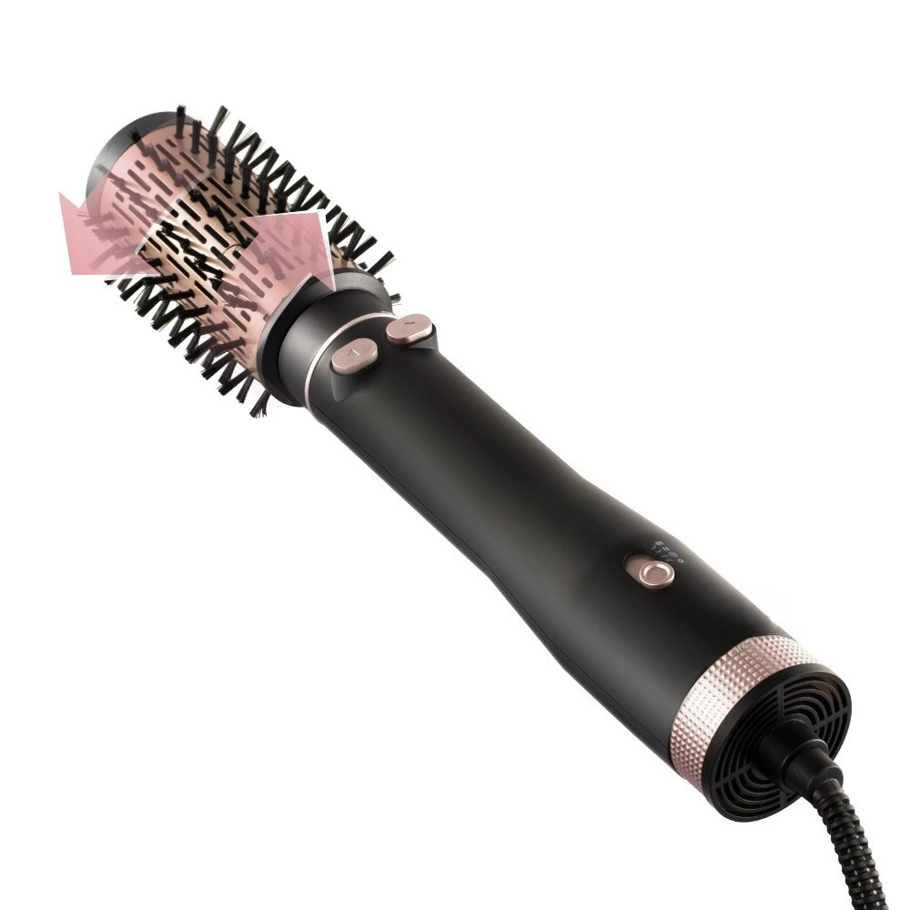 Roll Straight Dual-purpose Hairdressing Styling Three-in-one Hot Air Comb, Automatic Curling Iron, Electric Hair Dryer