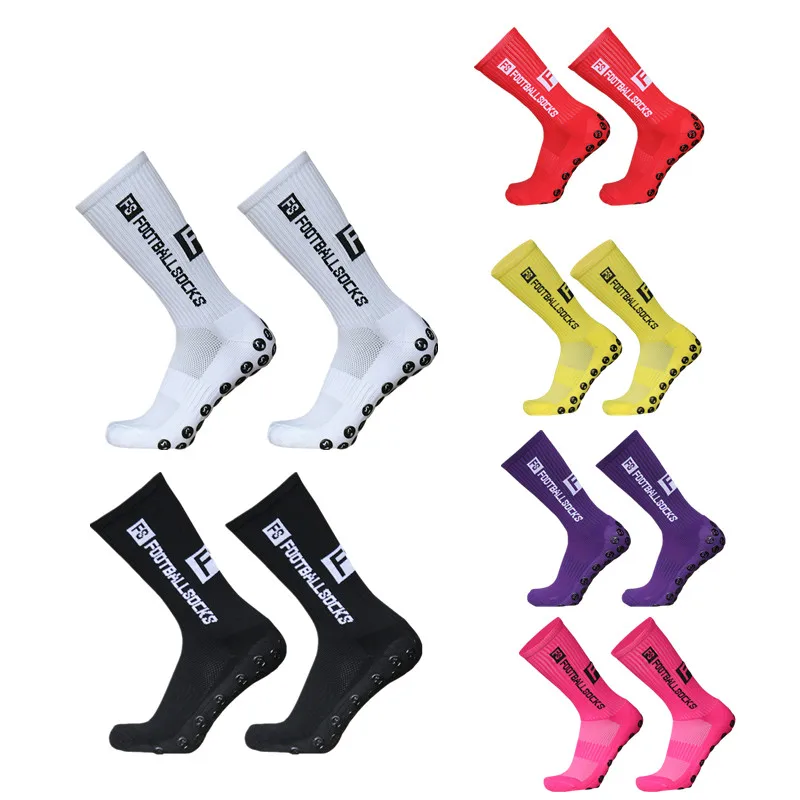 

FS Football Socks Non-slip Silicone Bottom Professional Team Competition Soccer Sports Socks Men Women