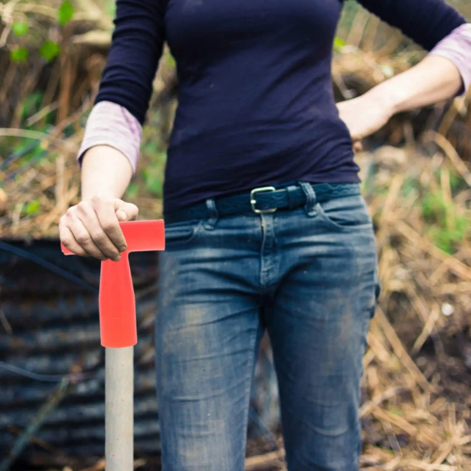 Shovel Handle PP Plastic Durable D and T Grip Options for Hand Tools for Home Garden Projects
