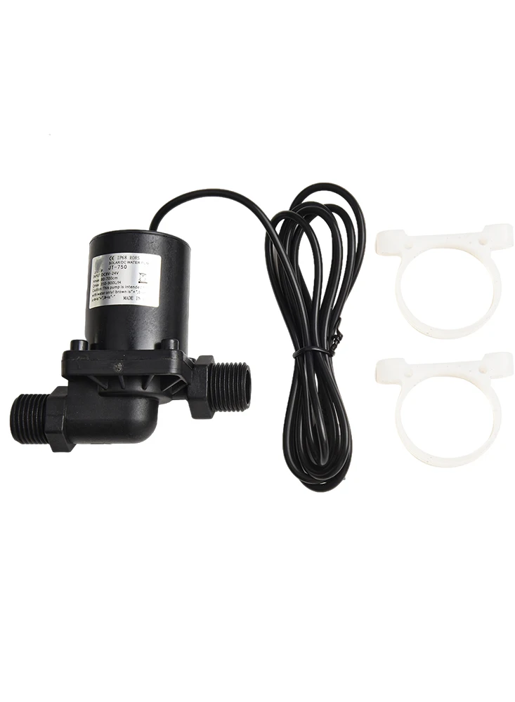 مضخة مياه تعمل بالطاقة الشمسية بدون فرش تيار مستمر 12 فولت 24 فولت لتدفئة الأرضية، والدش، وتطبيقات معززة، وتدفق عالي هادئ IP68 مقاوم للماء #4