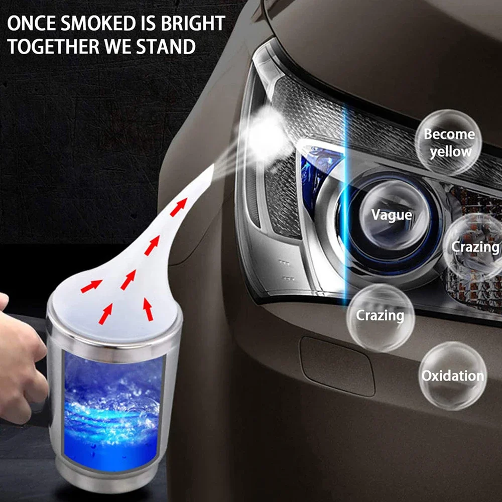 Automotive Headlight Care Tool Car Headlight Polish Restoration Kit Headlight Restoration Set Car Headlight Restoration Liquid
