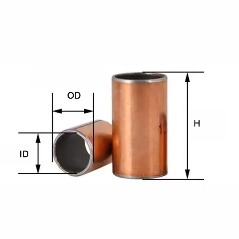 2-10Pcs/lot ID 15/16/17/18/20mm SF-1 Oil-free Bushing Composite Copper Sleeve Wear-Resisting Bushing Self-lubricating Bearing