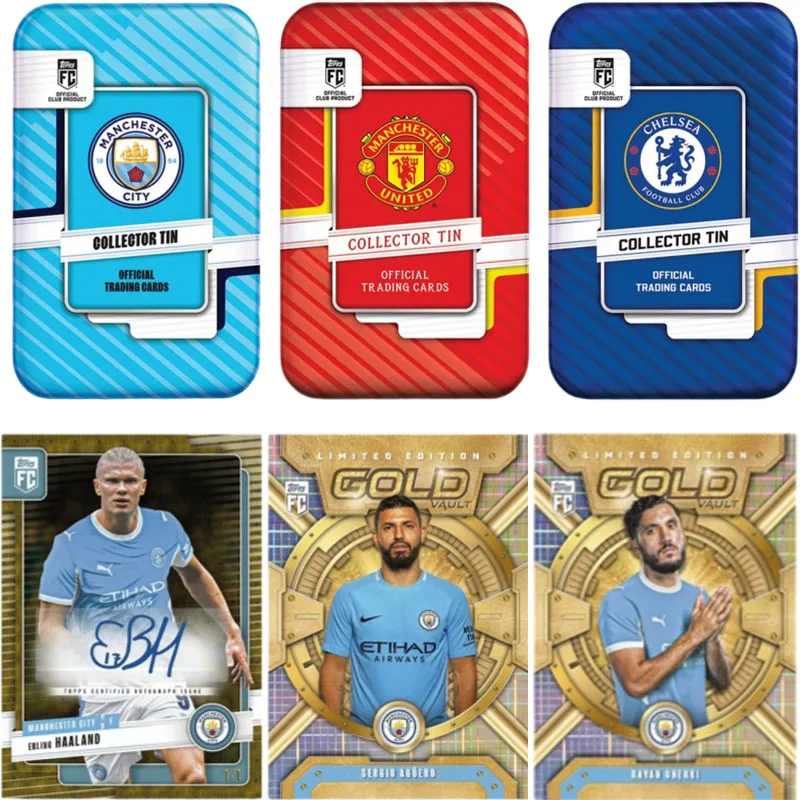 2026-27 Topps Football Star Player Card Manchester United F.C. Manchester City F.C. Chelsea F.C. Collection Cards Toys Gifts