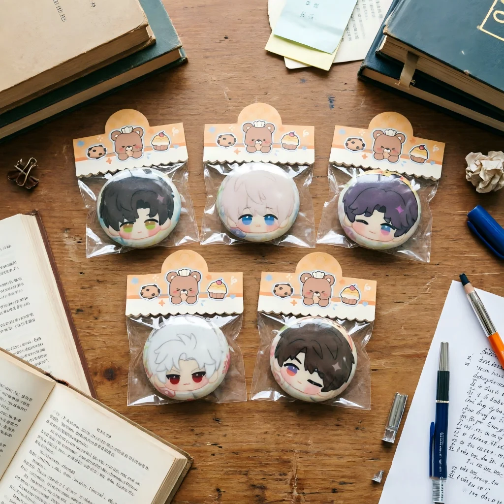 Badges Love and Deepspace - Épingles de tenue formelle Sylus Rafayel Zayne Xavier Xia Yizhou - Marchandises