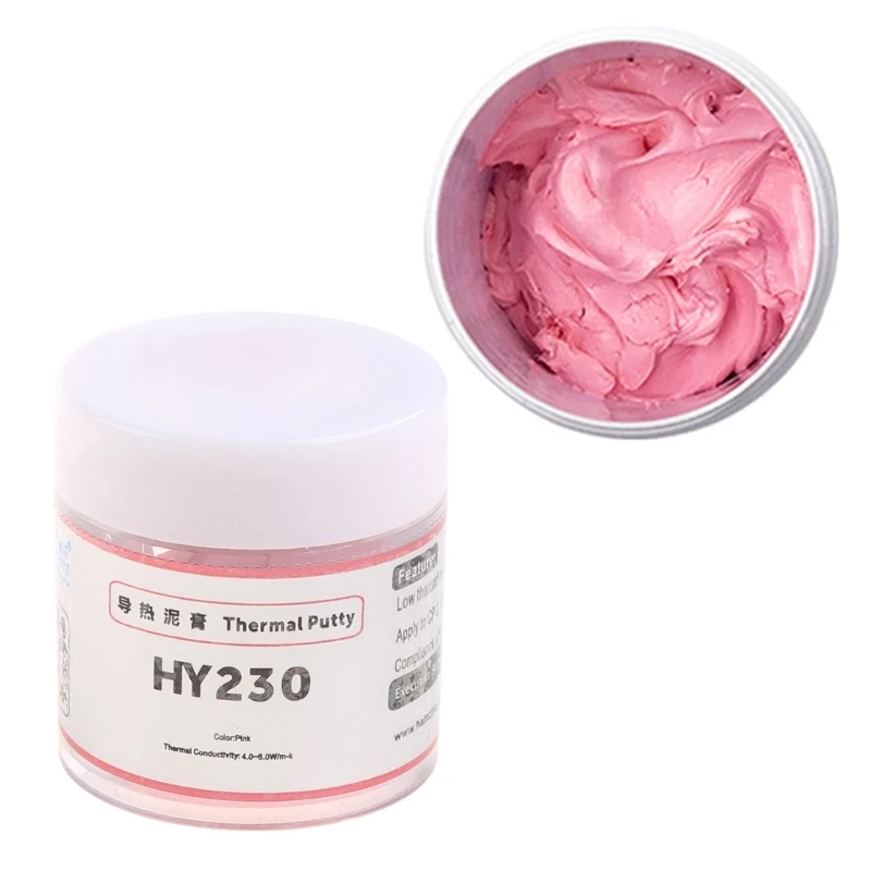 

HY234 Pink Thermal Grease CPU Chipset Cooling Compound Silicone Paste Plaster