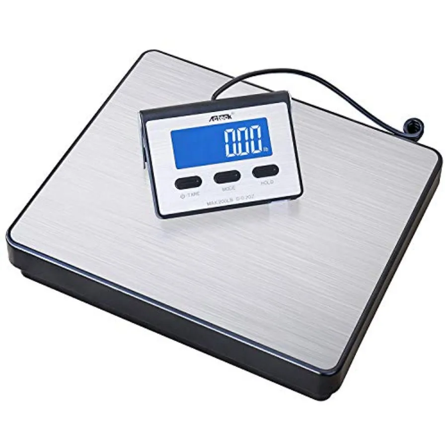 

A-BC200 200LB x 0.2 OZ Digital Heavy Duty Shipping Postal Scale, Stainless Steel