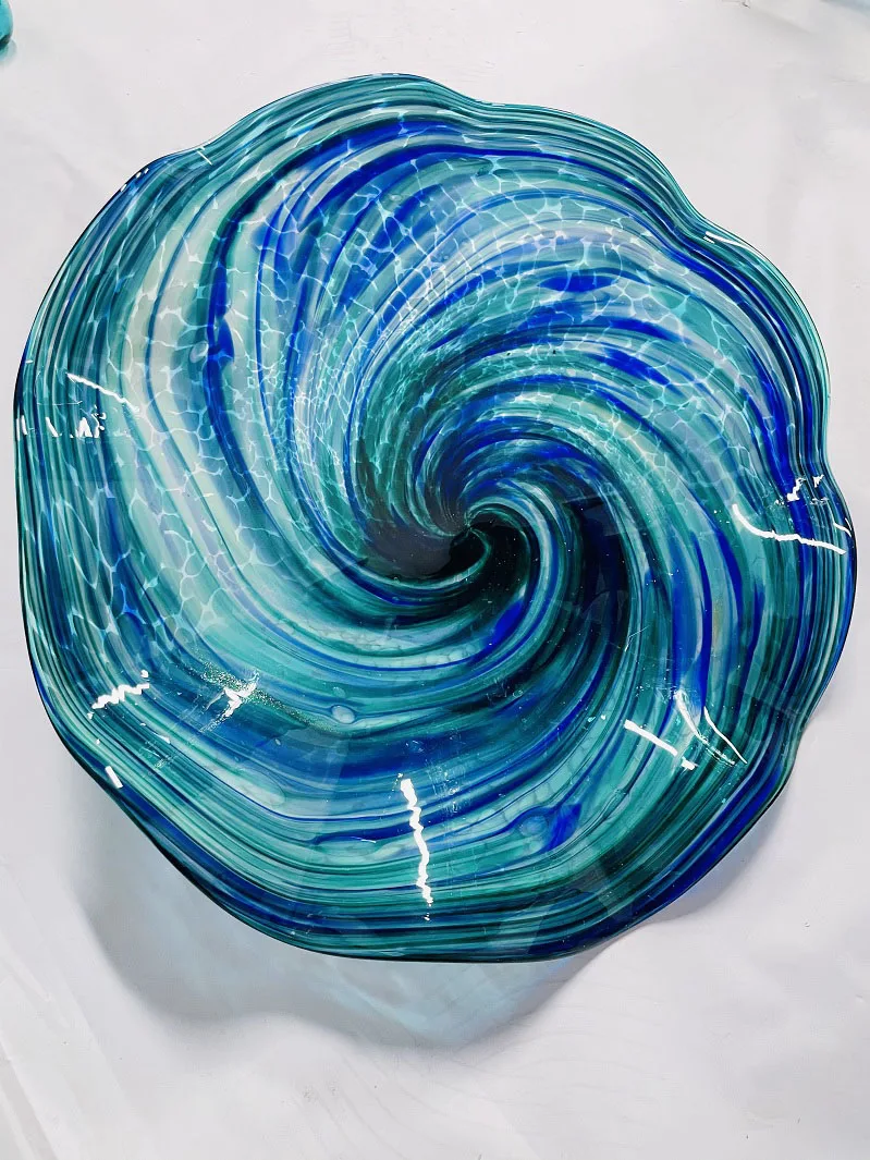 

"Ocean Dream":Hand Blown Wall Glass Decoration