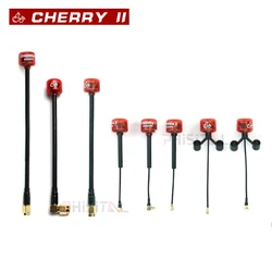 Antena FPV Cereja 2 II FPV RUSHFPV, LHCP RHCP SMA UFL IPEX MMCX para Drones Analógicos Digitais Freestyle DIY Peças, 5.8G, 1.8DBI