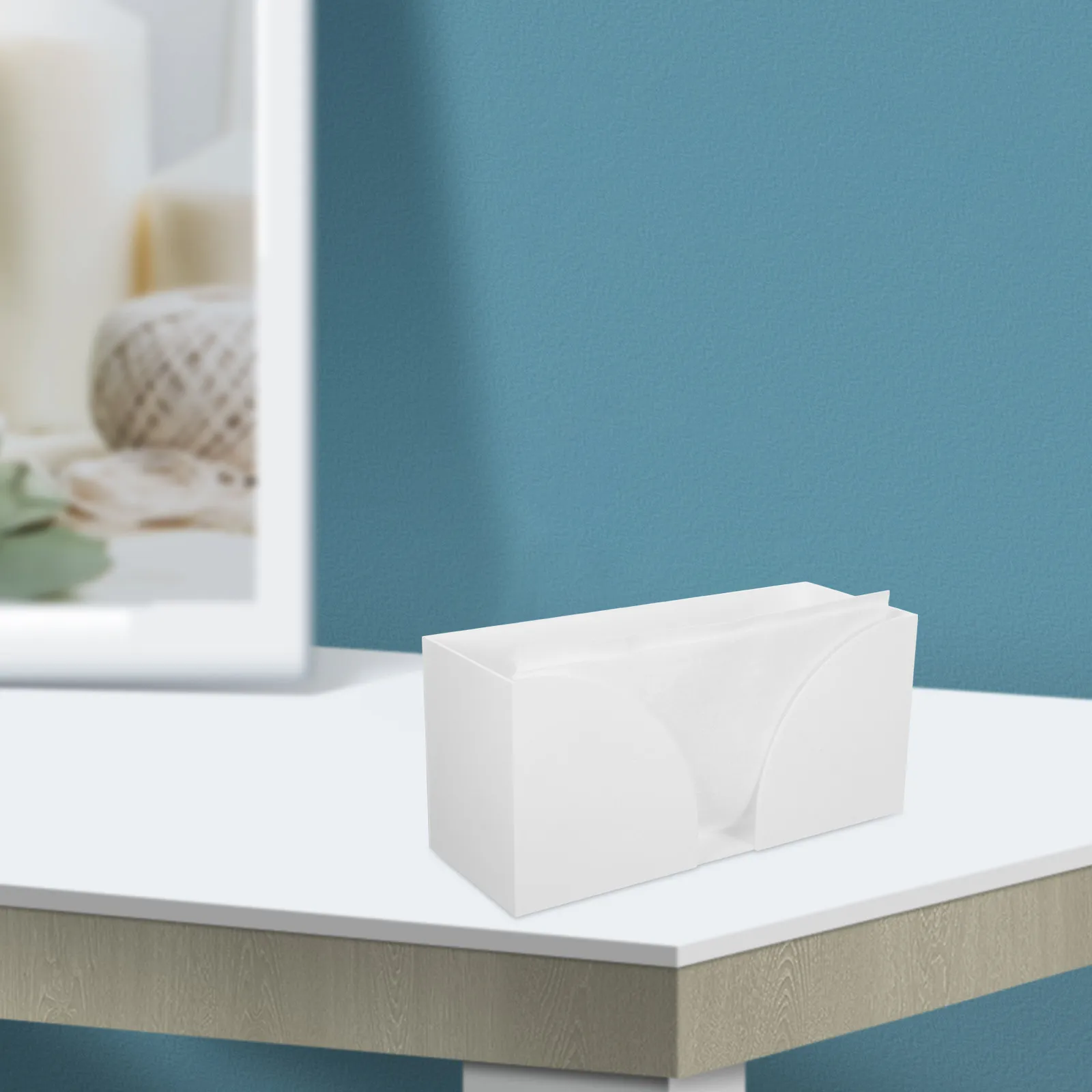 

Прозрачный акриловый диспенсер для салфеток: современный настольный держатель для бумажных полотенец для дома, офиса, отеля, ресторана, хранения лицевых салфеток