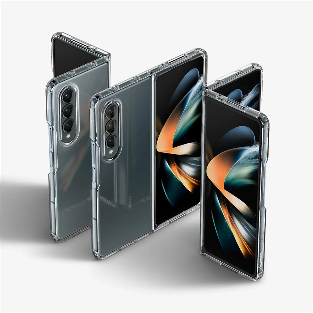 Etui Spigen Ultra Hybrid Pro MagFit Anti-Yellowing do Samsung Galaxy Z Fold 7 6 5 Przezroczysta, odporna na wstrząsy osłona Z Fold7 Fold6 — zdjęcie produktu 6