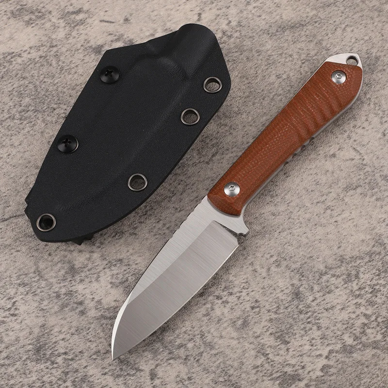 

14C28N Stainless Steel Sharp Fixed Blade Knife Outdoor Camping Wood Handle Fruit Peeling Knifes Utility Hand Tools For Survival