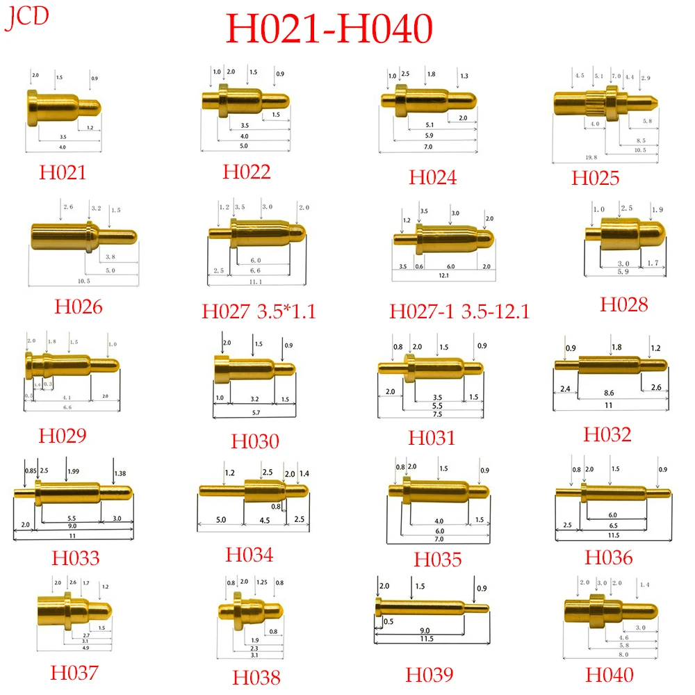 1ชิ้น Strom frühling geladen Pogo Pin mänlich weiblich Power batterie stecker pogopin HEADER 8 24 9 11,5 10 6 15