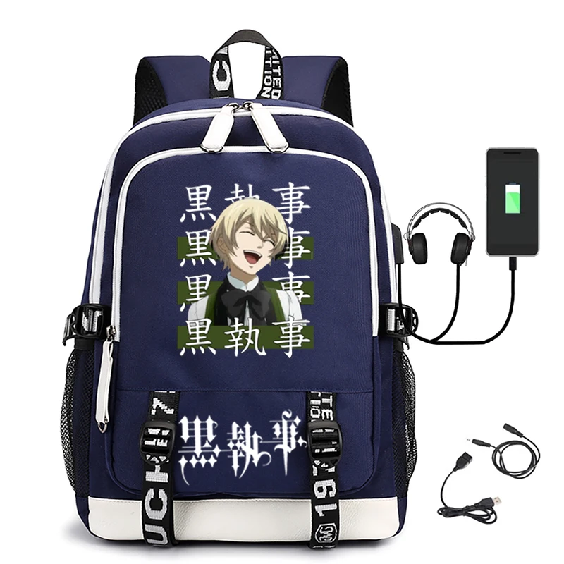 

Backpack Black Butler Anime Unisex School Bag