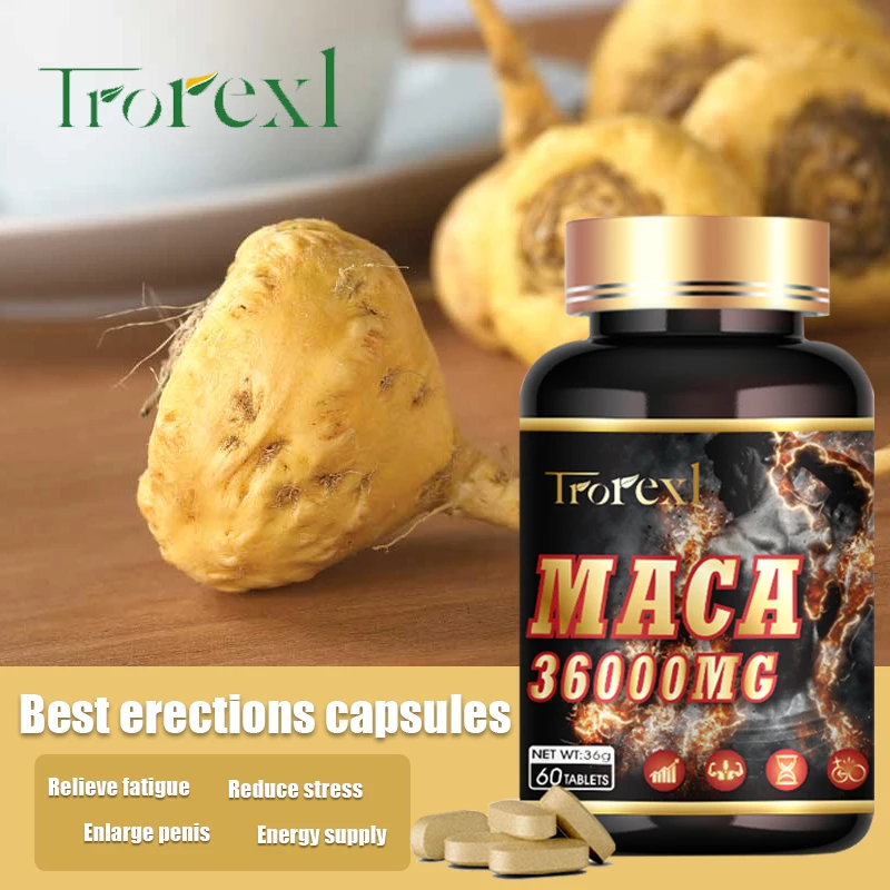 Best erections capsules, Organic maca ginseng, Enhance Endurance&size, Male Enhancement Supplements, Relieve fatigue & stress