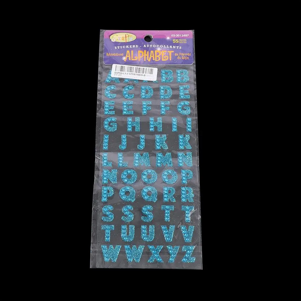 Crystal DIY A-Z Words Self Adhesive Decals Home Wall Decoration