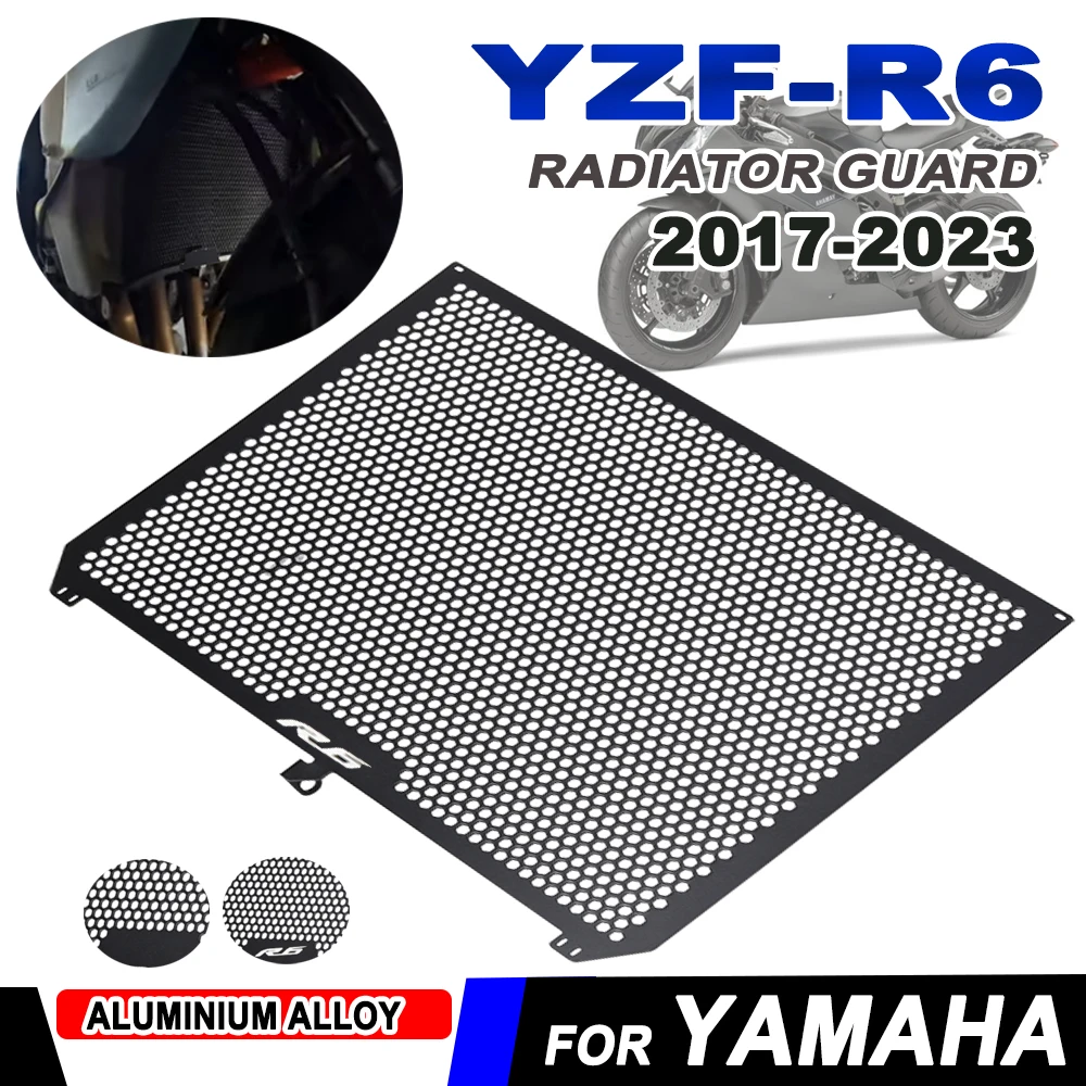 Radiator Guard For Yamaha YZF R6 YZFR6 YZF-R6 2017 2018 2019 2020 2021 2022 2023 Accessories Radiator Grille Cover Protector