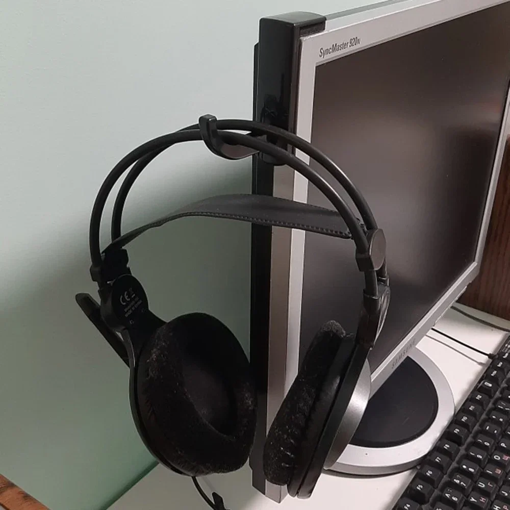 หูฟังหูฟังชุดหูฟังแขวน Hook สำหรับโต๊ะ PC จอแสดงผลอุปกรณ์เสริมหูฟัง