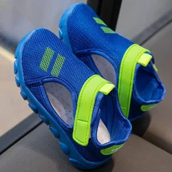 Zapatos de tela para niños y niñas, zapatillas deportivas de suela suave para niños, zapatos acuáticos descalzos, sandalias transpirables huecas a la moda