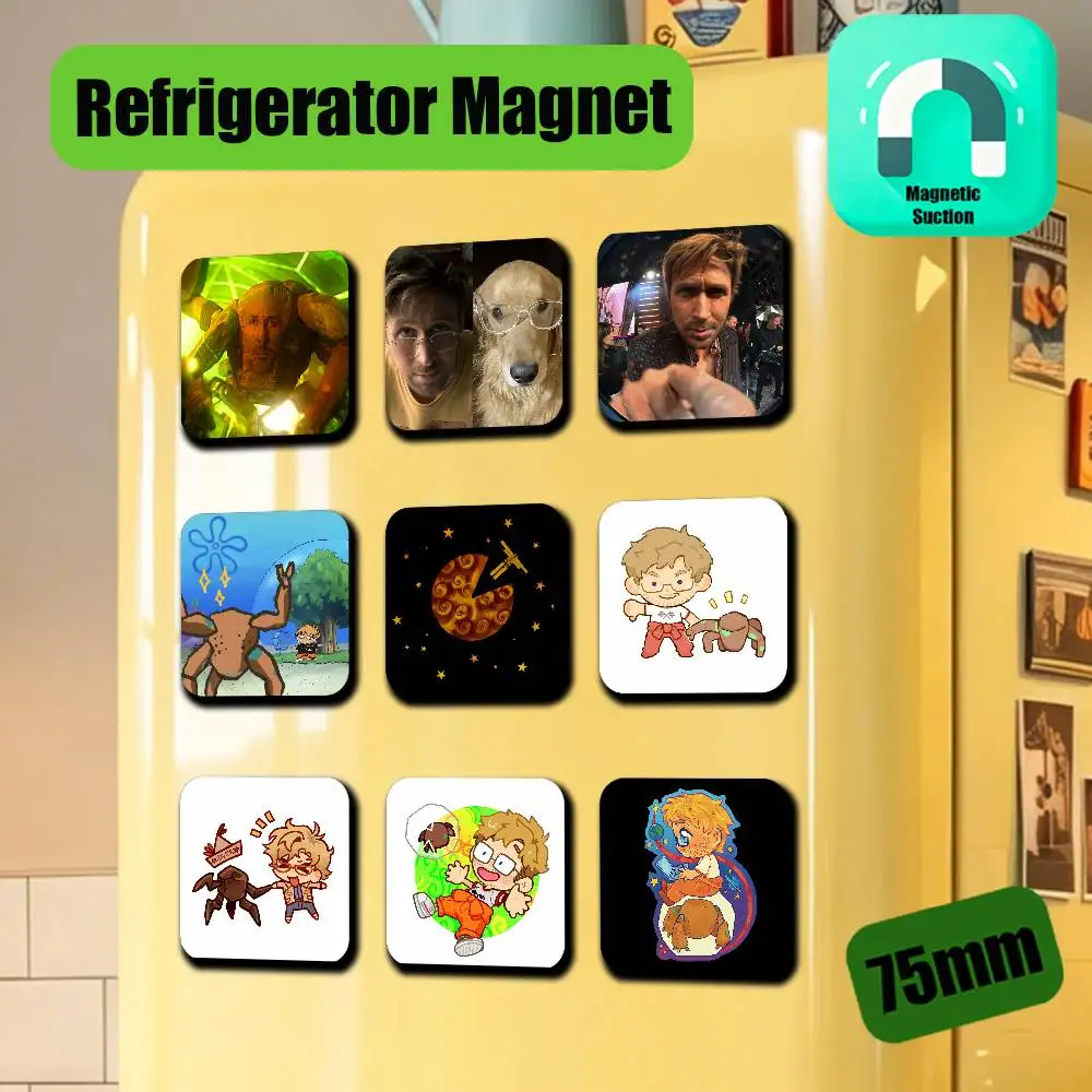 For Ryan Gosling Project Hail Mary Fridge Magnetic Cards Cover Metal Icebox Cabinet Custom Refrigerator Magnets