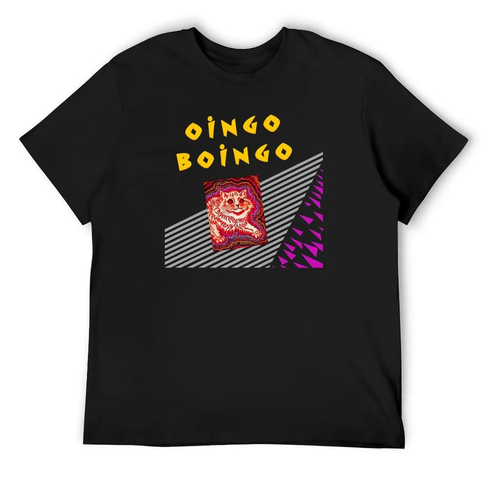 

Oingo Boingo- Weird Science Cat T-Shirt graphics vintage anime shirt custom t shirt luxury clothes men