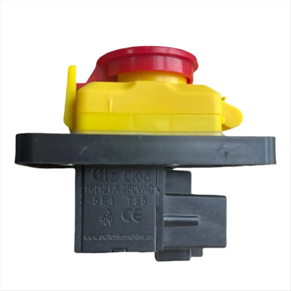 DTDT hot-CK5 AC250V 4-Pin Stop No Volt Release Push Button Switch Common to Woodshop and Metalwork Machines