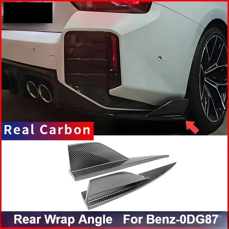 

For BMW 2 Series M2 Style OD Real Dry Carbon Fiber G87 modification rear corner trim Corner Trim Cover Body Kits 2022-2025