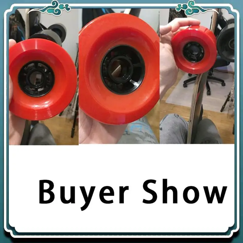 Ruota da skateboard fai da te da 83 mm di arrivo affidabile per ruote in PU SHR78A Ruote da longboard morbide e resistenti