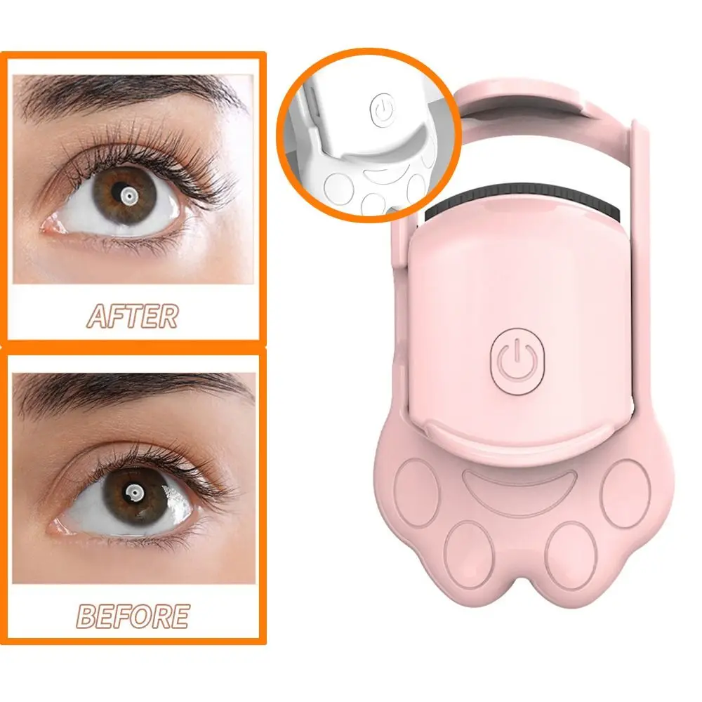 Herramienta de maquillaje de ojos con Clip elevador, accesorios de maquillaje, Permanente de Pestañas calentada eléctrica, rizador de pestañas térmico