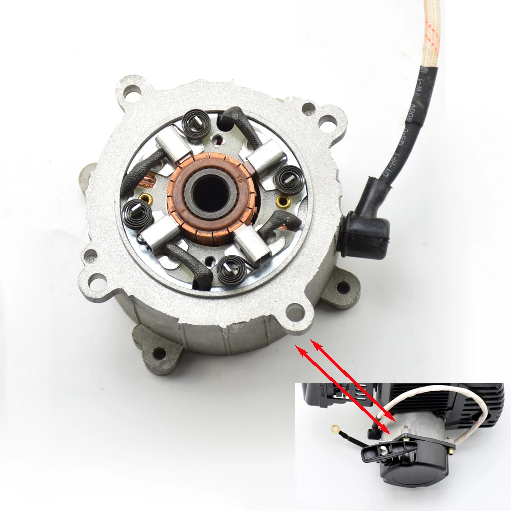 Pocket Bike WOOSTAR Démarreur à Tirette Remplacement Pour 40-6 2 Temps 47cc 49cc 50cc Mini Dirt Pit Bike 4 Roues ATV Démarreur Mini Moto